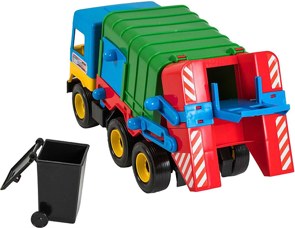Фото - Базовый игровой транспорт для малыша Tigres ''Middle truck'' мусоровоз (39224)