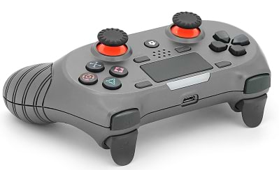 Фото - Геймпад Brazzers S8-P PS4 Wireless DOUBLE-motor vibration 4 Silver (39240)