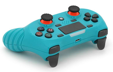 Геймпад Brazzers S8-P PS4 Wireless DOUBLE-motor vibration 4 Cyan (39241) - Фото 1