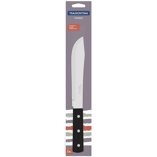 Фото - Нож кухонный Tramontina Plenus Black разделочный 178 мм (22920/107)