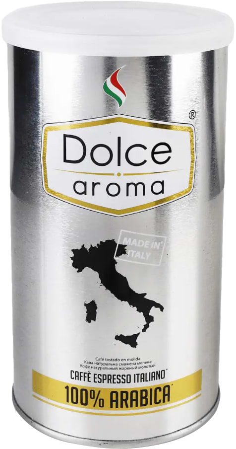 Кава мелена Dolce Aroma 100% Arabica  250 г - Фото 1