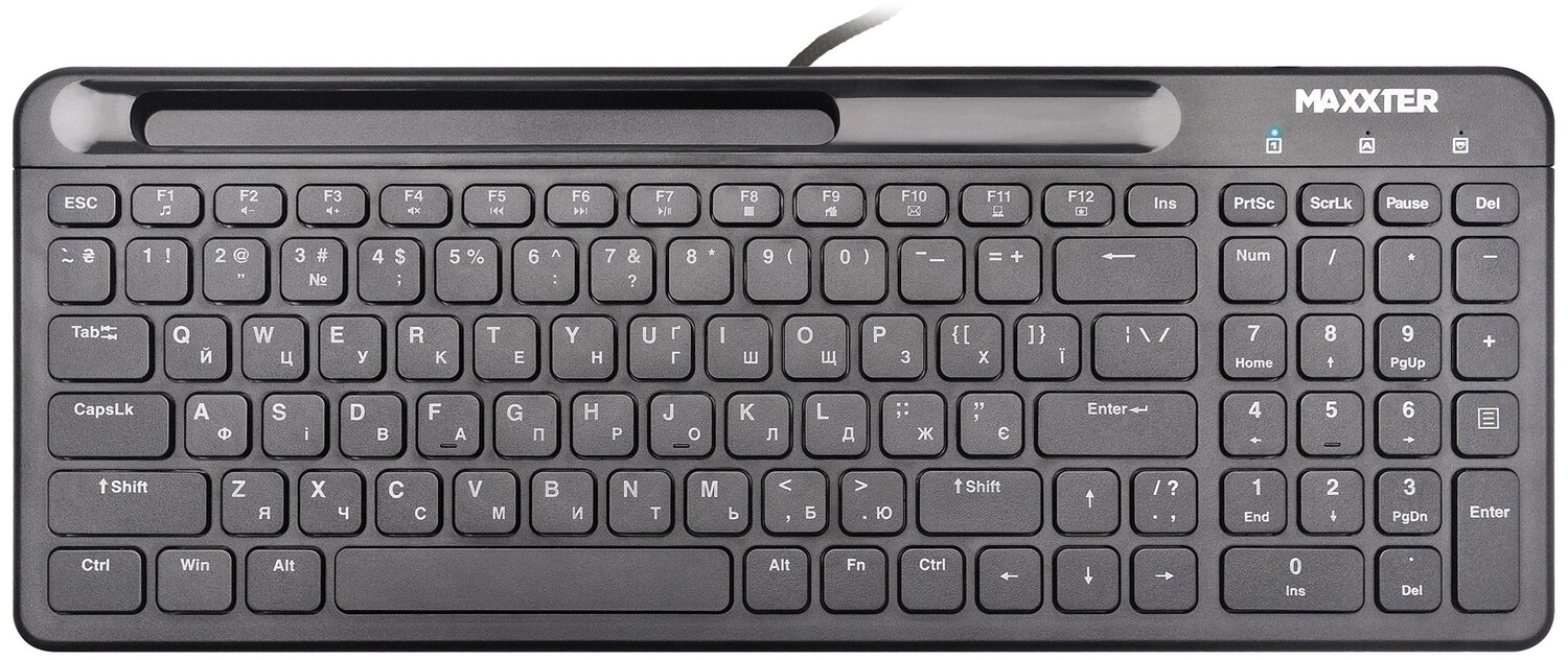 Уцінка - Клавіатура дротова Maxxter KB-01B-UA