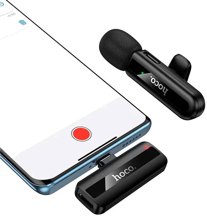Фото - Микрофон для смартфона HOCO L20 Type-C Black (6942007655491)