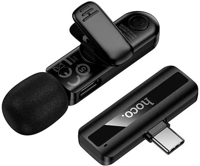Фото - Микрофон для смартфона HOCO L20 Type-C Black (6942007655491)