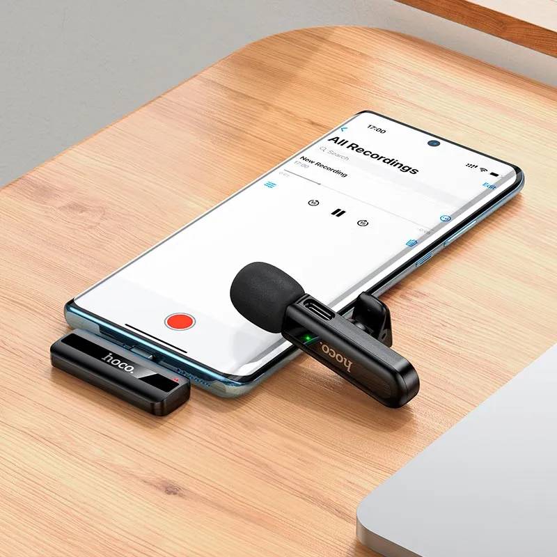 Фото - Микрофон для смартфона HOCO L20 Type-C Black (6942007655491)