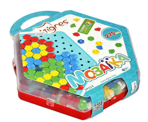 Фото - Мозаїка для малюків Tigres 275 ел. (39314)