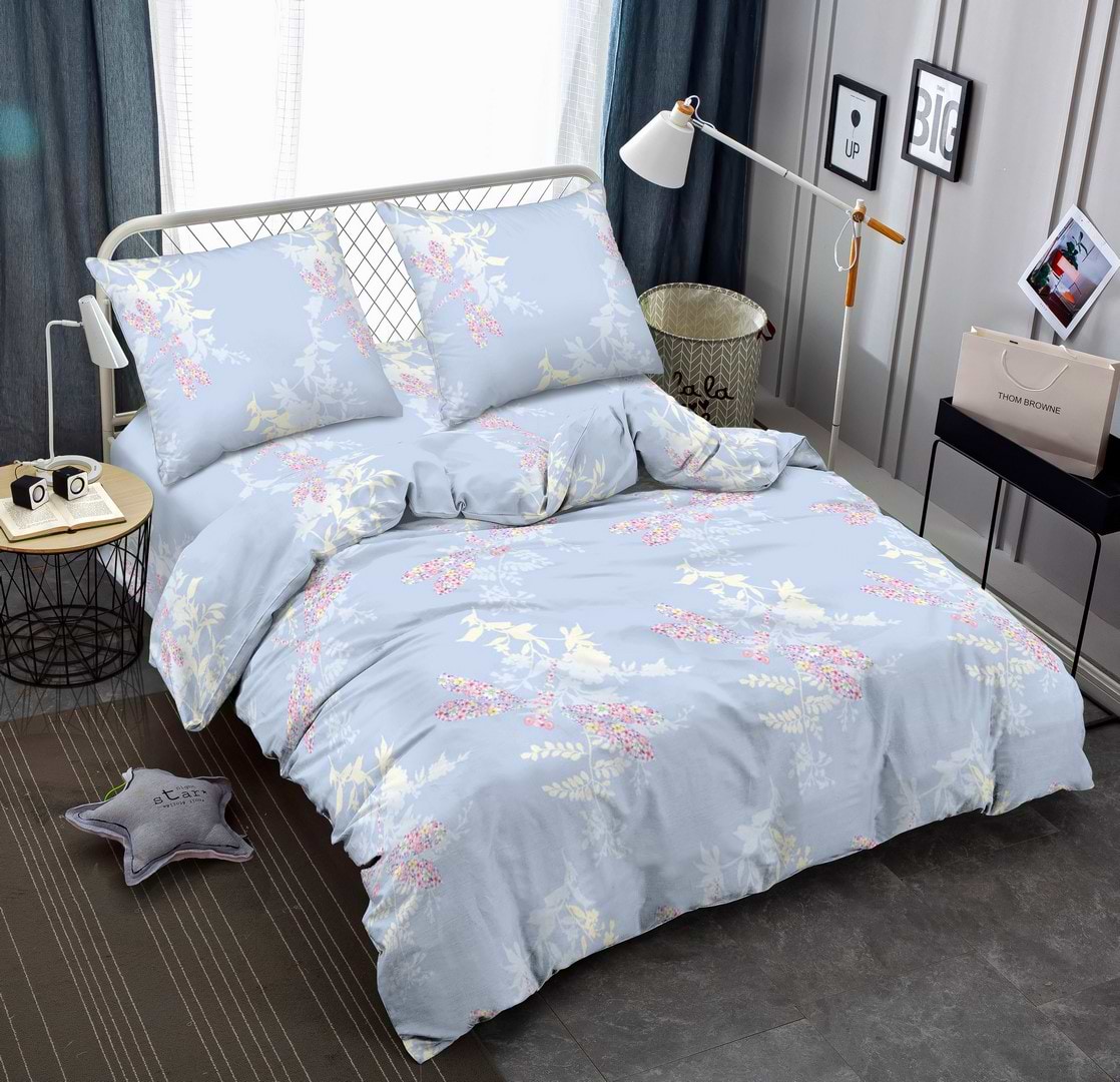 Комплект постельного белья Zastelli JH5915-11 Бабка жатка 2х145х210 Голубой (20946)