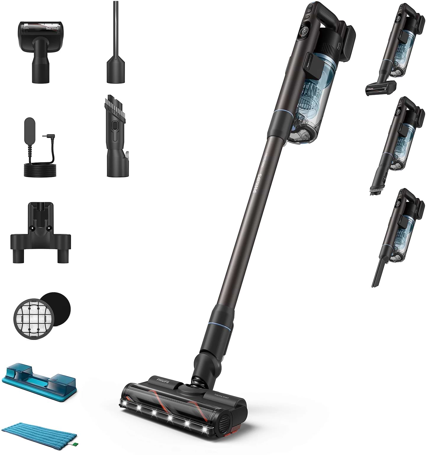 Уцінка - Пилосос ручний для дому Philips XC7163/01 Aqua