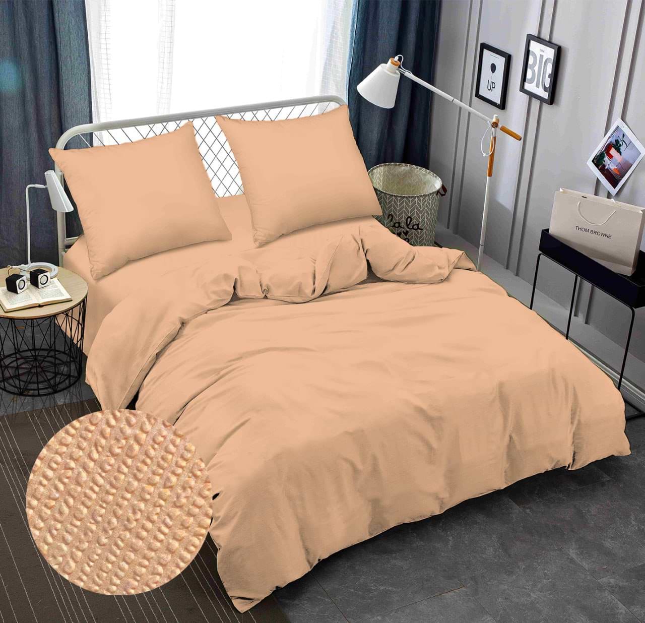 Комплект постельного белья Zastelli BEIGE-CAMEL жатка 2х145х210 Бежевый (20920)