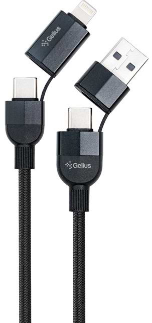 Уцінка - Кабель Gelius OpenX GP-UCN017 4in1 100W Black (101568)