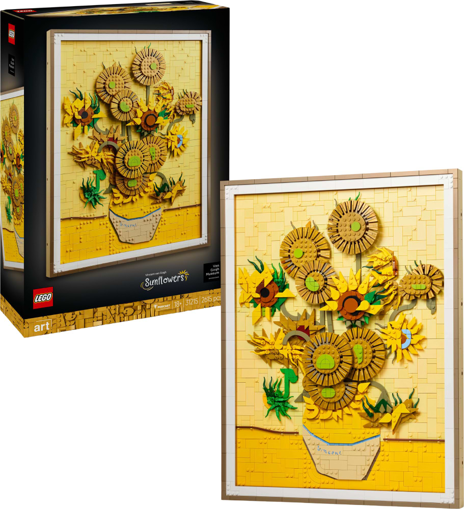 Уценка - Конструктор LEGO Art Vincent van Gogh — Подсолнечники (31215)