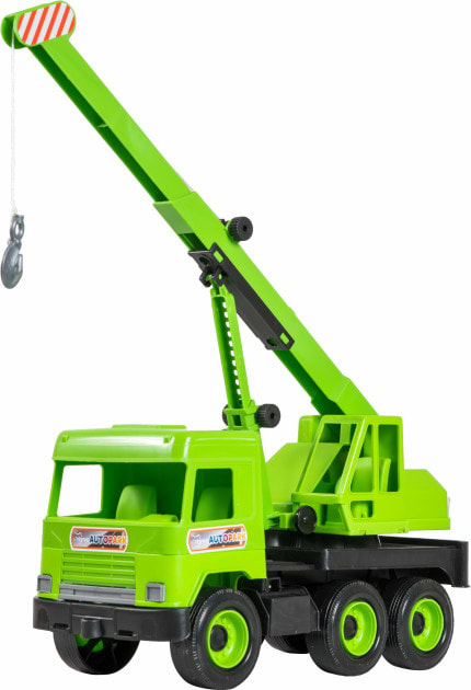 Фото - Базовий ігровий транспорт для малюка Tigres Авто Middle Truck кран Зелений (39483) Фото - Базовий ігровий транспорт для малюка Tigres Авто Middle Truck кран Зелений (39483)