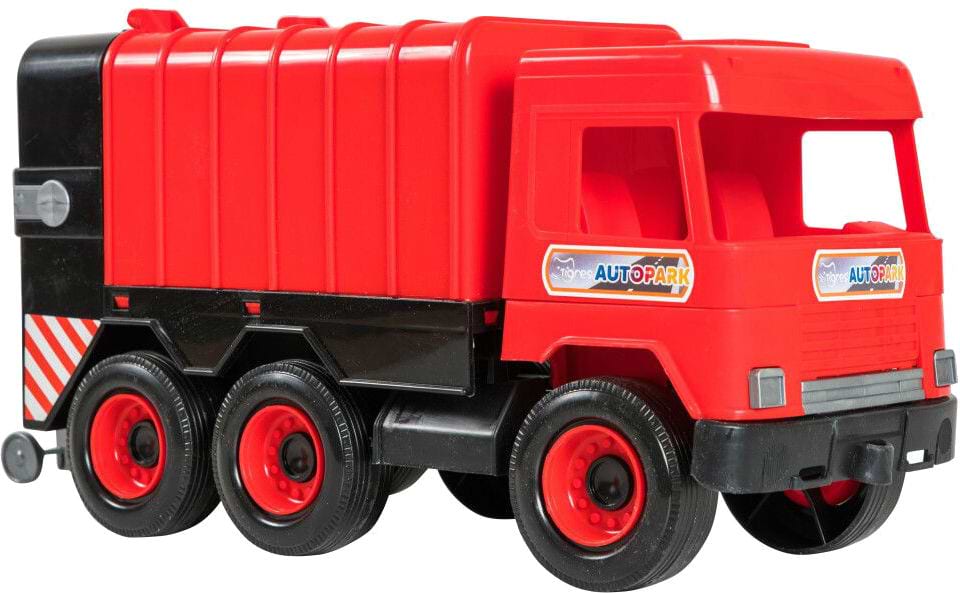 Базовий ігровий транспорт для малюка Tigres Авто Middle Truck сміттєвоз Червоний (39488)