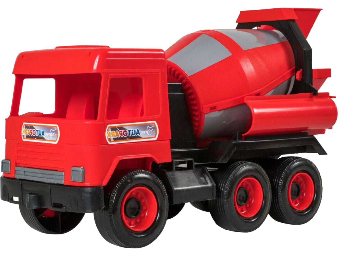 Базовый игровой транспорт для малыша Tigres Авто Middle Truck бетоносмеситель в коробке Красный (39489) - Фото 1