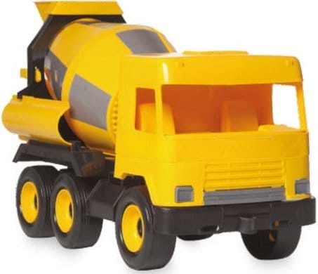 Фото - Базовый игровой транспорт для малыша Tigres Авто Middle Truck - бетономешалка (желтый) в коробке (39493)