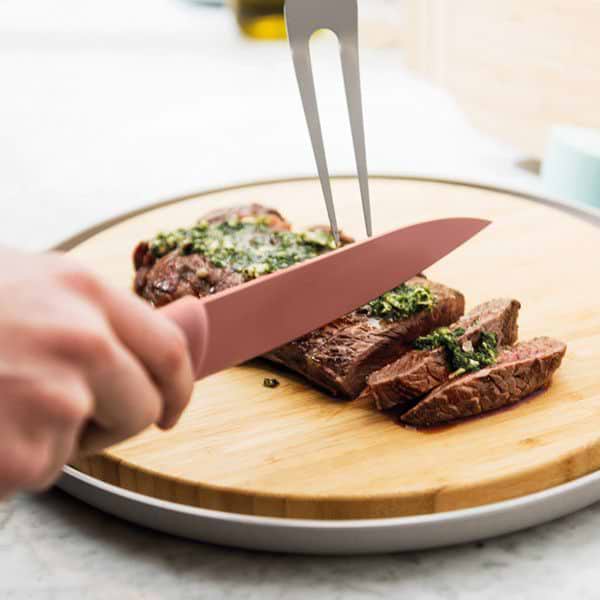 Фото - Нож кухонный Berghoff 3950110 LEO 19 см с покрытием розовый