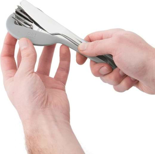 Фото - Ємність для сипучих Berghoff 3950255 LEO ланчбокс + пляшка + набір приладів