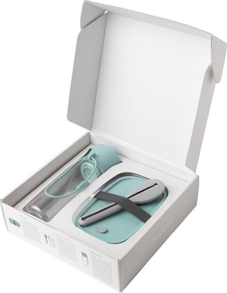 Фото - Ємність для сипучих Berghoff 3950255 LEO ланчбокс + пляшка + набір приладів