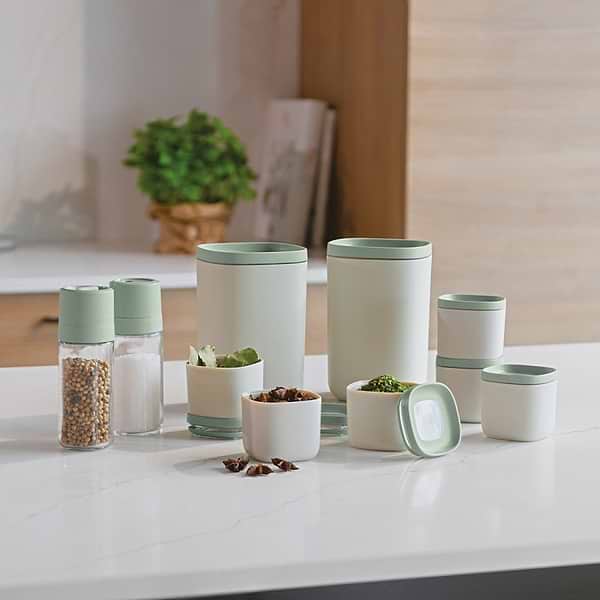 Фото - Набір ємностей для сипучих Berghoff 3950401 LEO BALANCE 160 мл 6 пр.