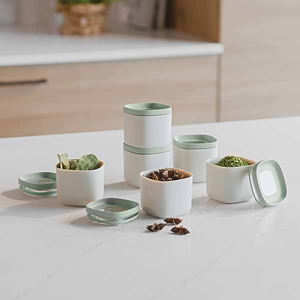 Фото - Набір ємностей для сипучих Berghoff 3950401 LEO BALANCE 160 мл 6 пр.