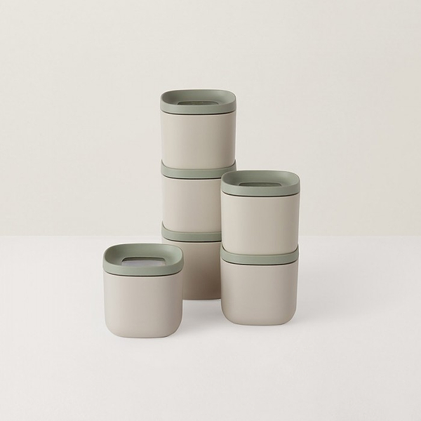 Фото - Набір ємностей для сипучих Berghoff 3950401 LEO BALANCE 160 мл 6 пр.