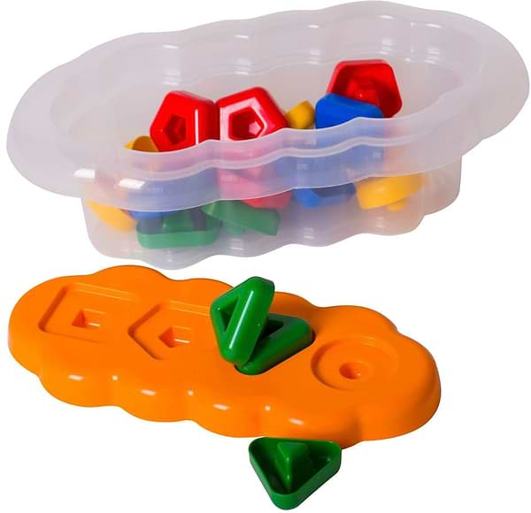 Фото - Сортер Tigres Магічні Фігурки Помаранчевий 20 ел. (39518)