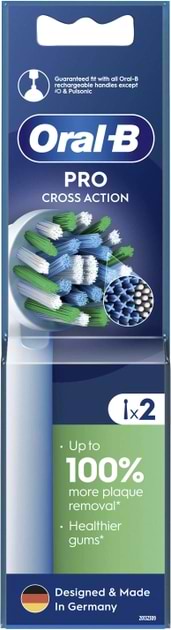 Фото - Насадка для зубной щетки Oral-B Braun Cross Action EB50RX 2 шт