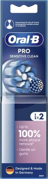 Фото - Насадка для зубной щетки Oral-B Braun Sensitive Clean EB60X 2 шт
