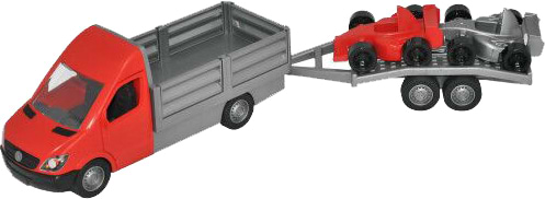 Фото - Автотранспорт Tigres "Mercedes-Benz Sprinter" бортовий з лафетом Червоний (39669)