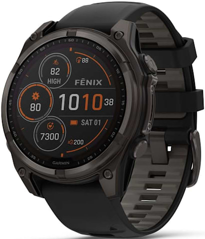 Уцінка - Смарт-годинник Garmin fenix 8 47mm Saph Solar (010-02906-11)