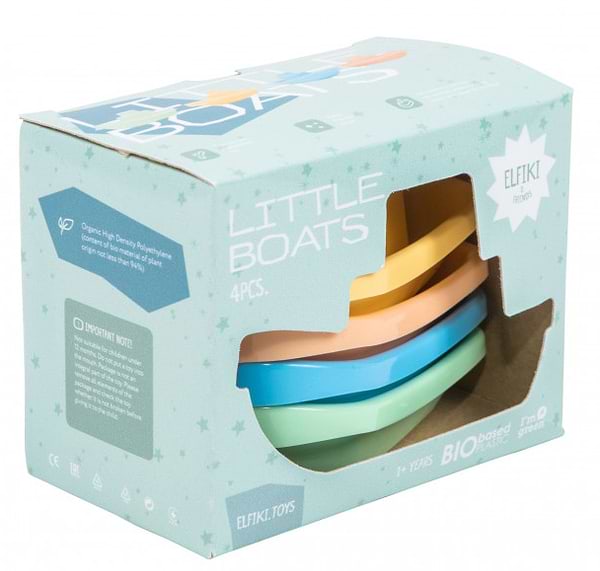 Фото - Сортер ELFIKI Маленькие кораблики 4 шт. (39739)