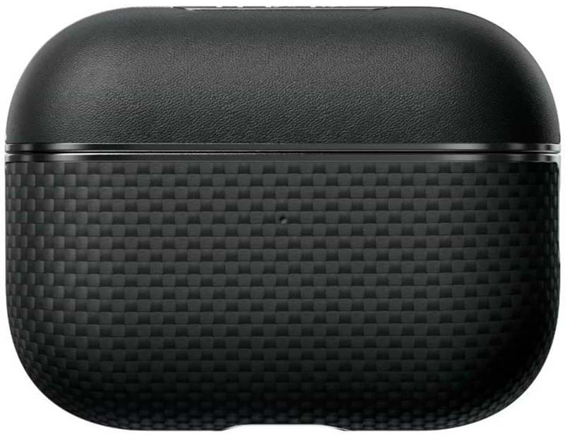 Уцінка - Чохол для навушників Pitaka Aramid Fiber Magnetic Case Plain Black/Grey for Airpods Pro 2nd Gen (APM2401)