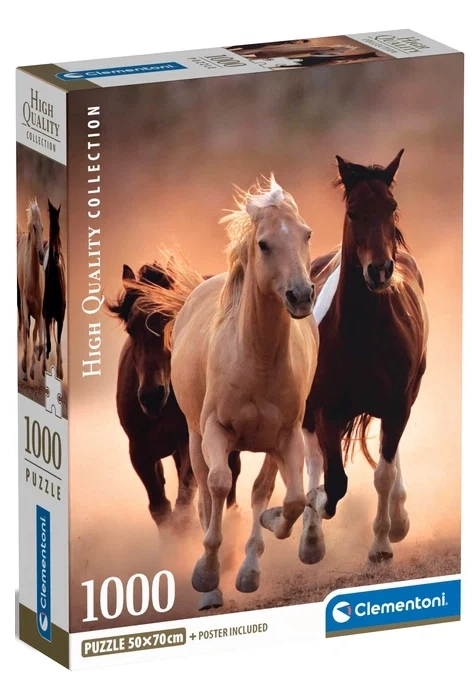 Пазли (8 +) Clementoni Колекція високої якості - Біг коней 1000 ел. (39771)