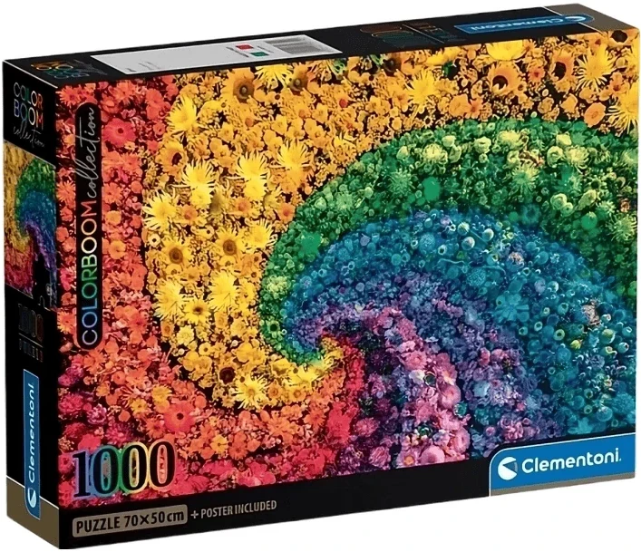 Пазлы (8+) Clementoni Цветной бум – Вихрь 1000 эл. (39779)