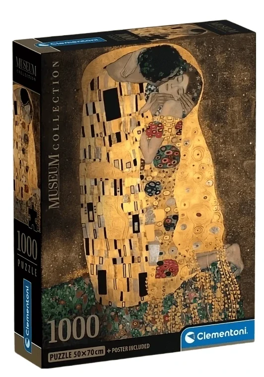 Пазли (8 +) Clementoni Музейна колекція - Клімт Поцілунок 1000 ел. (39790)