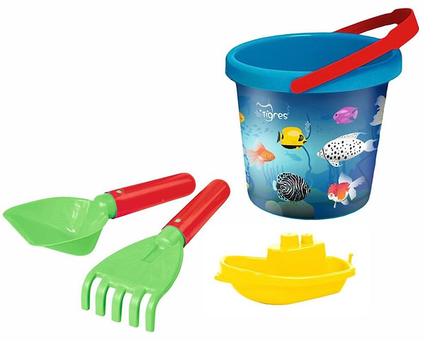 Фото - Набор для игры в песочнице Tigres Морской мир с термонаклейкой 4 эл. (39805) Фото - Набор для игры в песочнице Tigres Морской мир с термонаклейкой 4 эл. (39805)