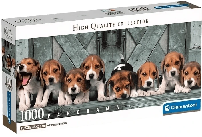 Пазлы (8+) Clementoni Бигл 1000 эл. (39869)