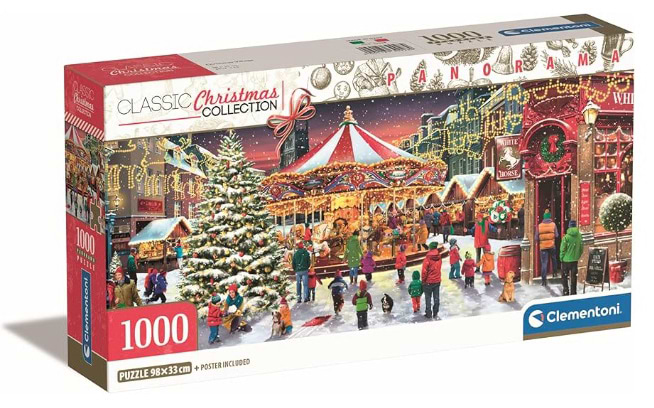Пазли (8 +) Clementoni Різдвяна атмосфера 1000 ел. (39928)