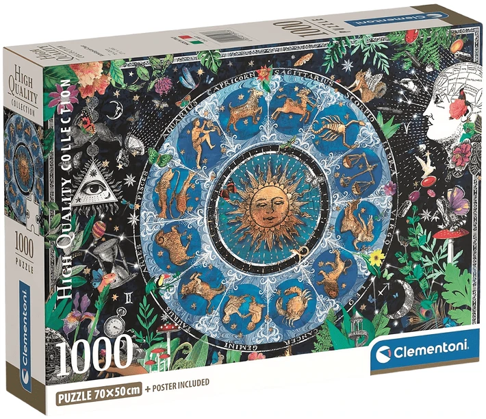 Пазлы (8+) Clementoni Астрологический компас 1000 эл. (39937)