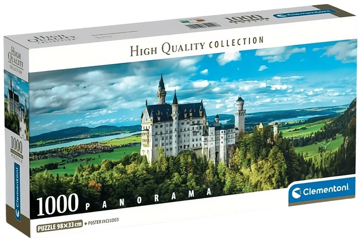 Пазлы (8+) Clementoni Замок Нойшванштайн, 1000 шт. (39940)