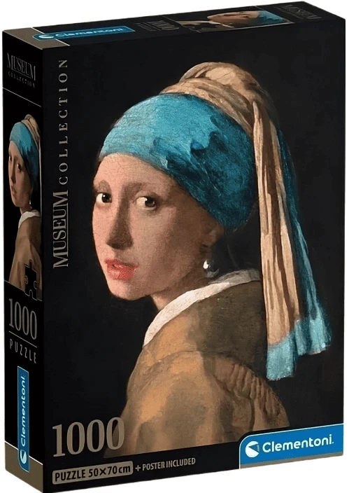 Пазлы (8+) Clementoni Яна Вермера Девушка с жемчужной серьгой 1000 эл. (39967)