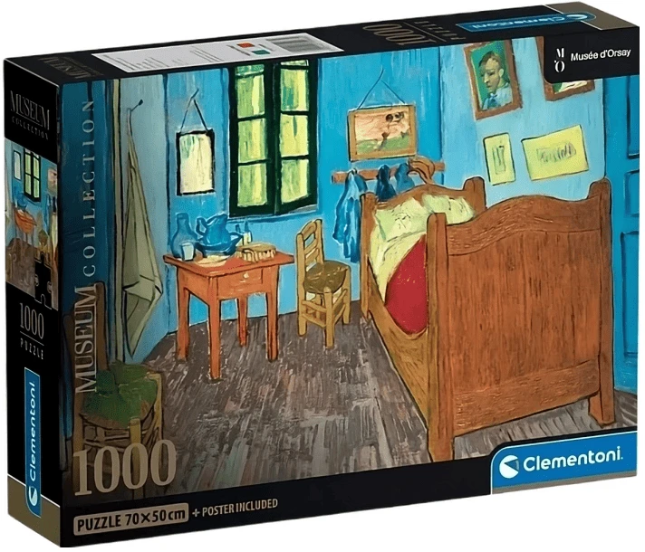 Пазли (8 +) Clementoni Вінсента ван Гог Спальня в Арлі 1000 ел. (39968)
