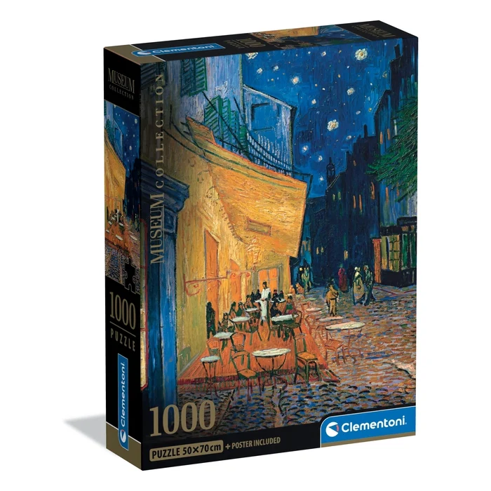 Пазли (8 +) Clementoni Вінсента ван Гог Нічна тераса кафе 1000 ел. (39969)