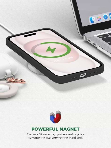 Фото - Чехол для смартфона Armorstandart ICON2 MagSafe for Apple iPhone 15 Black (ARM72729)