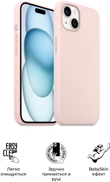 Фото - Чохол для смартфону Armorstandart ICON2 MagSafe for Apple iPhone 15 Plus Light Pink (ARM72739)