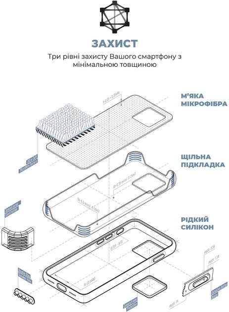Фото - Чохол для смартфону Armorstandart ICON2 MagSafe for Apple iPhone 15 Plus Winter Blue (ARM72742)