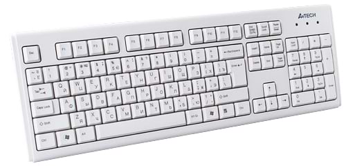 Фото - Клавиатура A4tech KM-720 white USB