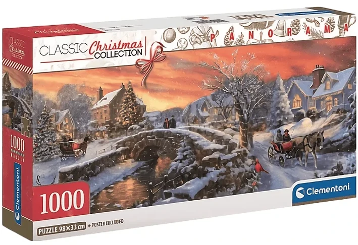 Пазли (8 +) Clementoni Різдвяна прогулянка 1000 ел. (39999)