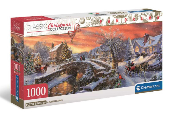 Пазли (8 +) Clementoni Різдвяна прогулянка 1000 ел. (39999)