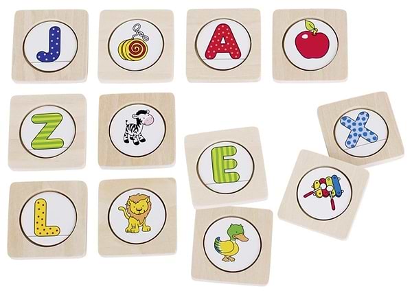 Фото - Настільна гра (3-4 роки) goki Вивчення Алфавіту (56719G)) Фото - Настільна гра (3-4 роки) goki Вивчення Алфавіту (56719G))